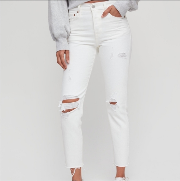 Jeans | Levis White Wedgie Jeans 
